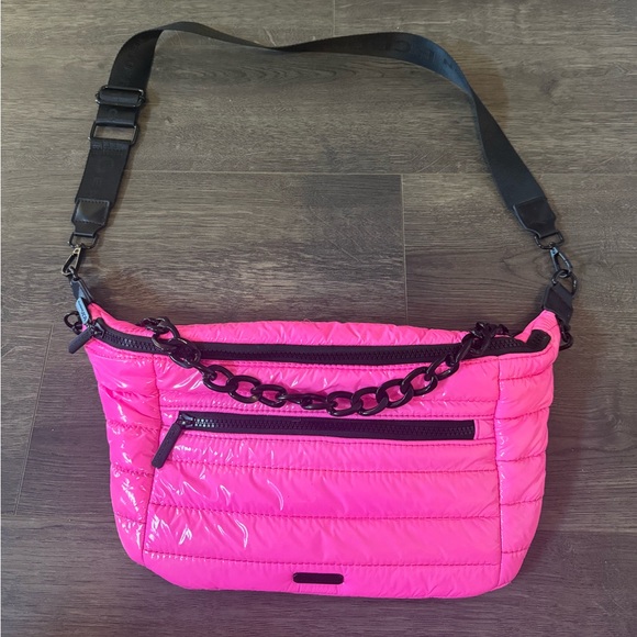 BCBGeneration Handbags - BCBGeneration Vibrant Pink Crossbody Bag